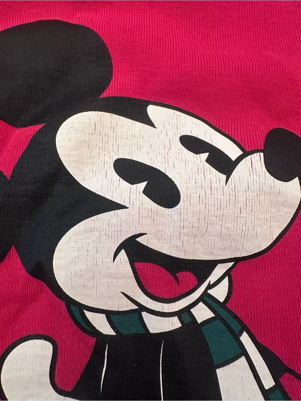 Hanna Andersson Disney Size 5 110 Red Mickey Mouse Pajama Set Holiday Christmas
